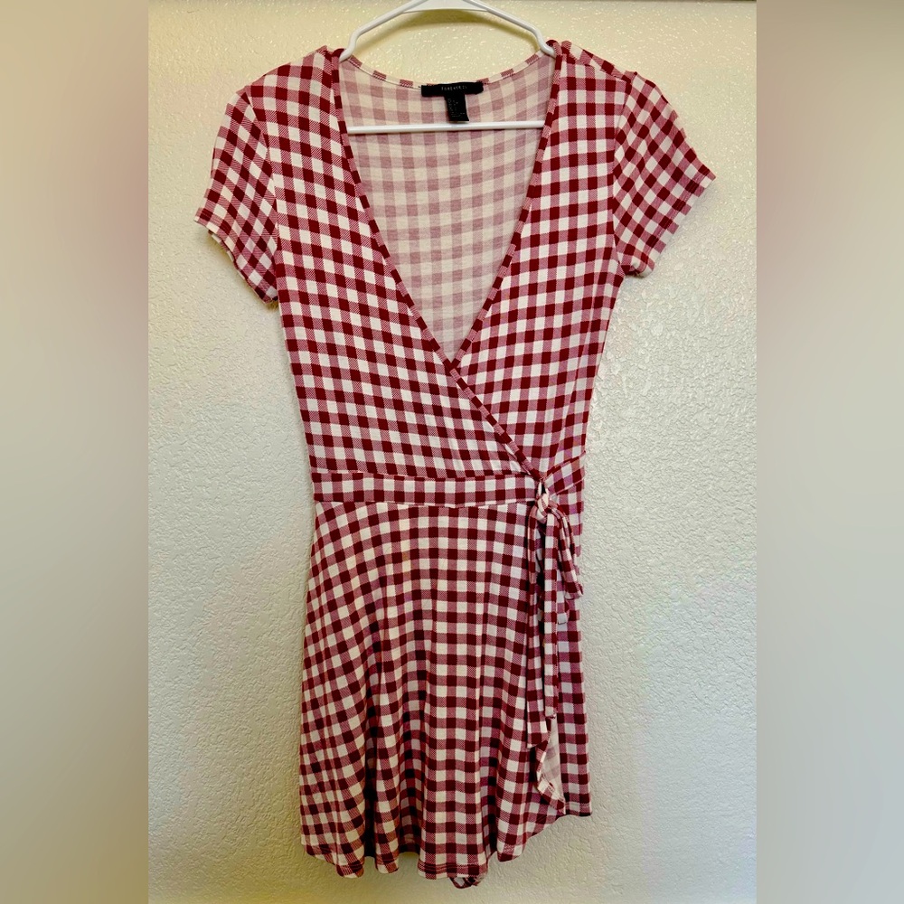 Plaid Forever 21 Romper